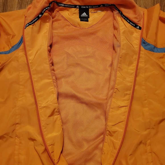 Adidas Tennessee Vols Jacket Women‎ Medium Orange Windbreaker ClimaProof Mint - Picture 3 of 10